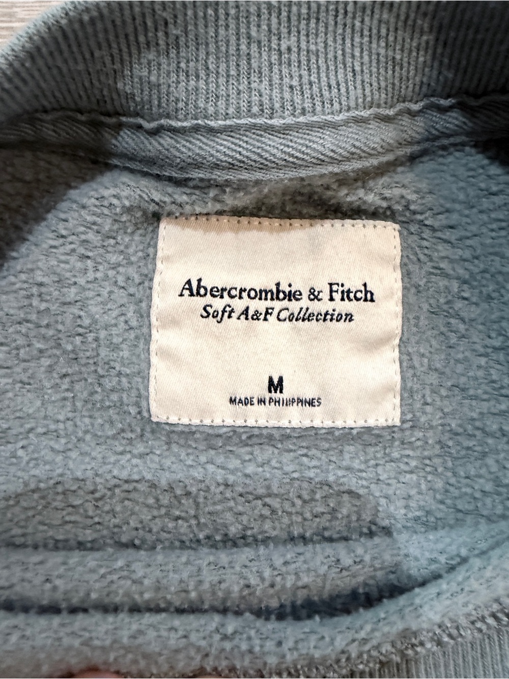 Abercrombie & Fitch Women's Crewneck Sweatshirt in Sage - Picture 3 of 3